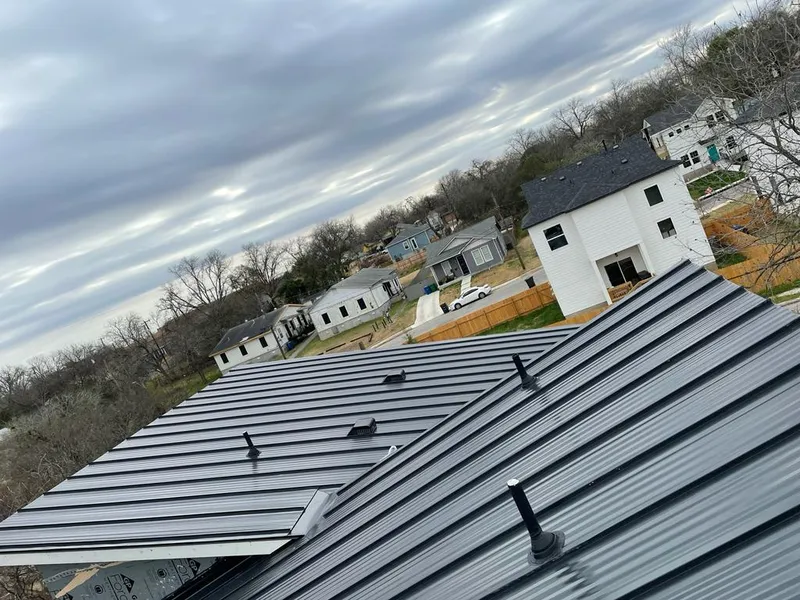 Standing seam metal roof panels with vents for Skylight Repair in West New York